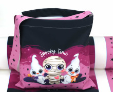 DIY-NÄHSET - Kleine Süßigkeiten Sammel-Tasche - Softshell - Fleece - Halloween - HELLoween - Spooky Time - abby and amy