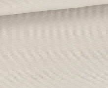 Nicki Feincord Jersey - Weich - Elastisch - Uni - Hellgrau