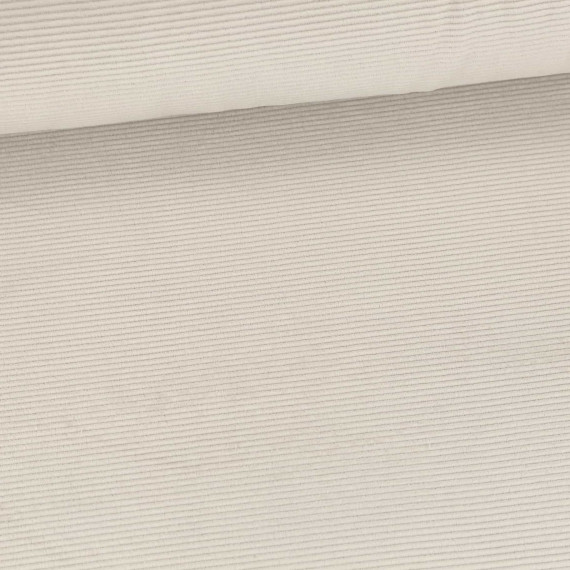 Nicki Feincord Jersey - Weich - Elastisch - Uni - Hellgrau