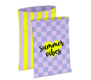 DIY-NÄHSET - Buchtasche - Neon Summer - Vibes - Softshell - studio.mARTinchen - abby and amy