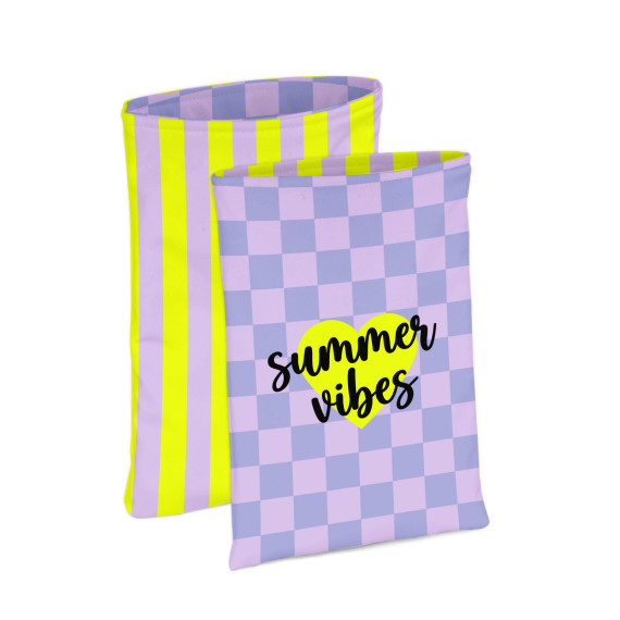 DIY-NÄHSET - Buchtasche - Neon Summer - Vibes - Softshell - studio.mARTinchen - abby and amy