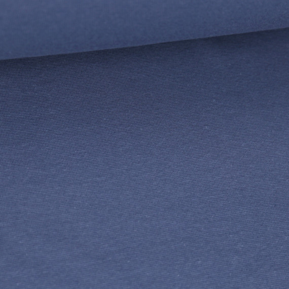 Bündchen Gretje - Glattes Bündchen - Schlauchware - Uni - Taubenblau Dunkel