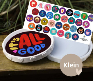 Outdoorstoff - It's all good - Inlays für Silikon - Dekoteller - Tablett - Klein - Hamburger Liebe - abby and amy