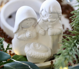 Silikon - Gießform - Krippenspiel - Marie, Josef & Jesus - Weihnachten - vielfältig nutzbar