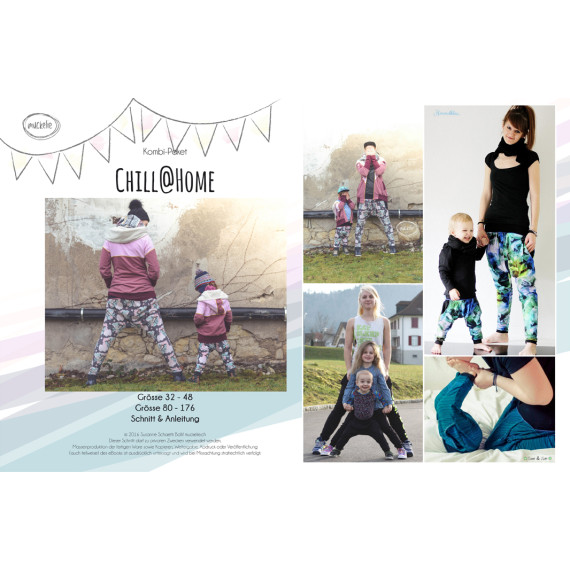 Ebook - Kombi Chill at Home - Hose -  Gr. 32 – 48 &  Gr. 80 -176