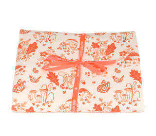 1m Zuschnitt - Sommersweat - Herbstmelodie - Blassrosa - Bio Qualität - abby and me