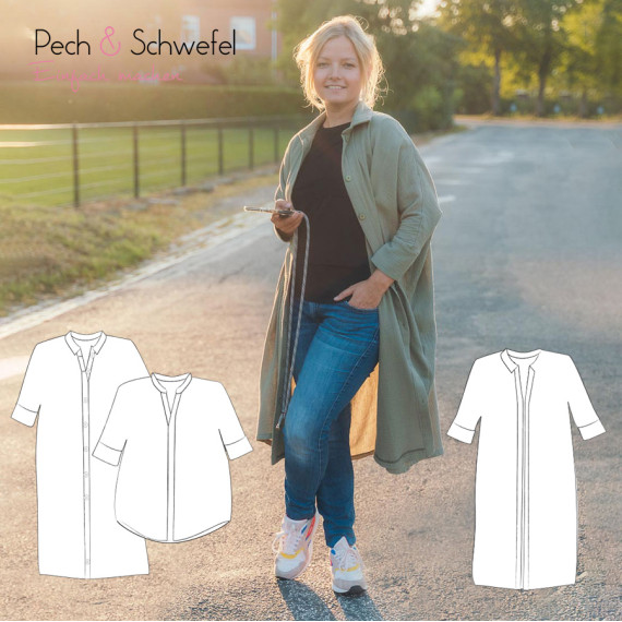E-book Oversizebluse "Westerland" (E-Book) Pech & Schwefel