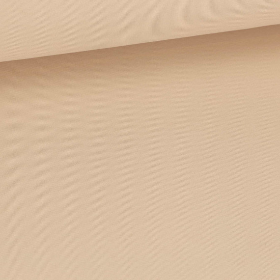 Deluxe Sweat - Uni - Einfarbig - Extrabreit - 180cm - Neue Trendfarbe - Natural - Beige