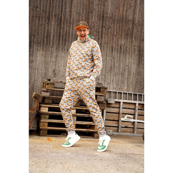 Bio-Sommersweat - French Terry - Hamburger Liebe - Classics - Grau Meliert - Hamburger Liebe