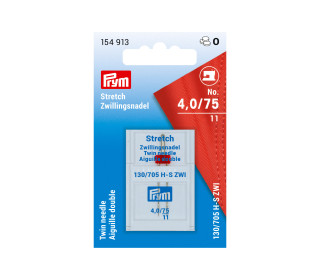 Zwillingsnadel - Doppelnadel - STRETCH - 130/705 H - 4,0/75 - Prym