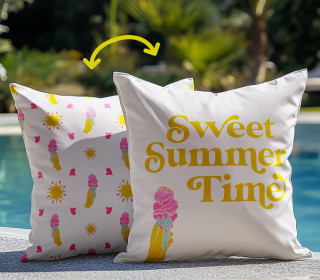 Genähtes Kissen inkl. Inlet - Vacay - Sweet Summer Time - Mein Hanseherz