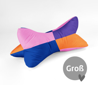 DIY-Nähset - Leseknochen - Groß - Farbquartett - Bunt - anlukaa - Velvet - abby and amy