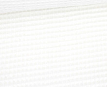Waffel Piqué - Baumwolle - 275g - Weiß