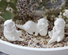 Silikon - Gießform - Zuckersüße Mini Otter Freunde - Multiform - vielfältig nutzbar