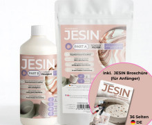 3Kg Jesin-Paket - 2Kg Jesin Puder - 1Kg Acrylharz (flüssig) - OHNE Eimer - MIT Broschüre - Colorberry - 2-Komponenten-System