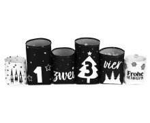 DIY-Nähset - Laternen - Utensilo - Adventszahlen - Outdoorstoff - abby and amy