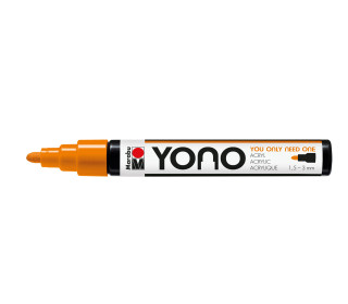 1 YONO Marker - Acrylmarker - 1,5-3mm - Marabu - NEON-Orange (Col. 324)