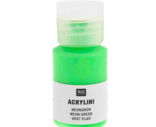 Acrylfarbe - Acrylini - 22ml - Matt - Geruchsarm - Rico Design - Neongrün