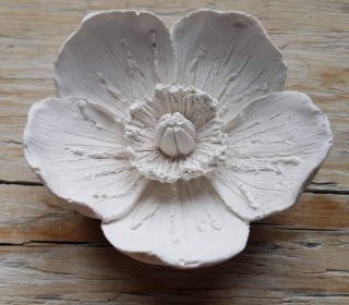 Silikon - Gießform - Blüte - Blume - Pfingstrose - geöffnet - vielfältig nutzbar