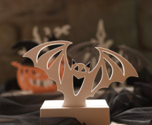 Silikon - Gießform - Fledermaus - Halloween - für Steckleisten - Lichtdeko - vielfältig nutzbar