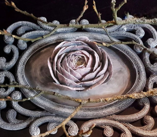 Silikon - Gießform - Blüte  - Pfingstrose - vielfältig nutzbar