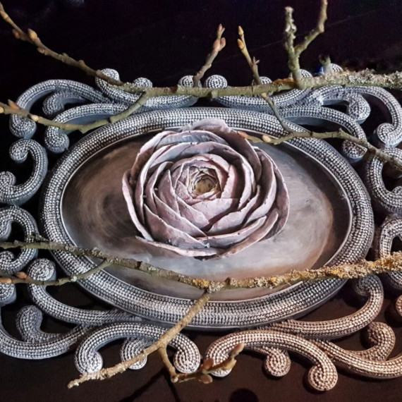 Silikon - Gießform - Blüte  - Pfingstrose - vielfältig nutzbar