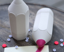 Silikon - Gießform - Stift - Schulanfang - Einschulung - Erster Schultag - vielfältig nutzbar