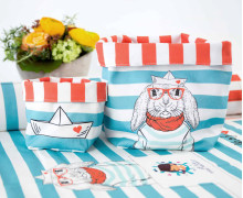 DIY-NÄHSET - Utensilo Set - Körbchen - Fiete Schlappohr - Ostern - abby and me