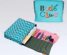 DIY-Nähset - Buch-Organizer - Book Club - Softshell - abby and amy