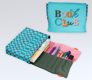 DIY-Nähset - Buch-Organizer - Book Club - Softshell - abby and amy