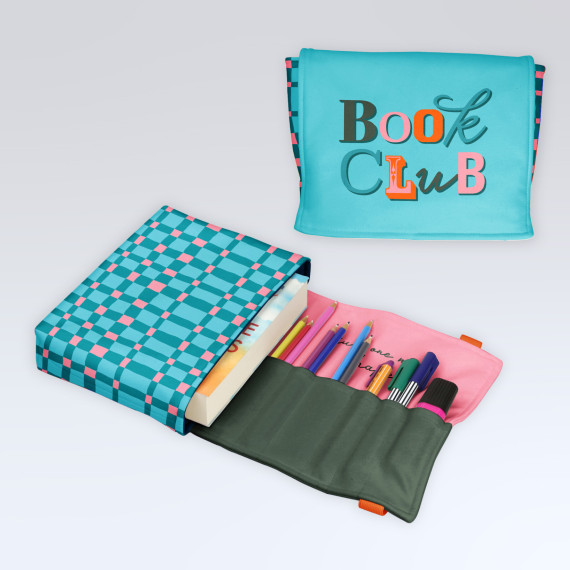 DIY-Nähset - Buch-Organizer - Book Club - Softshell - abby and amy
