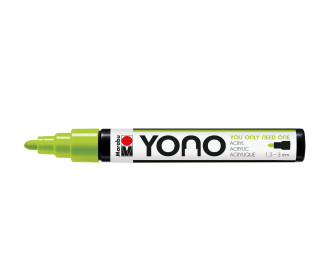 1 YONO Marker - Acrylmarker - 1,5-3mm - Marabu - NEON-Grün (Col. 365)