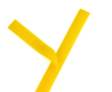 1 Klettband Zuschnitt - Klettverschluss - Zum Nähen - Hook & Loop - 20mm x 50cm - Gelb