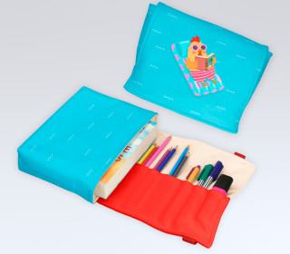 DIY-Nähset - Buch-Organizer - Chill - Sommerhuhn - Softshell - abby and amy