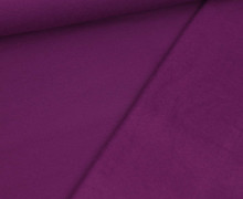 Kuschelsweat Leicht - Uni - 250g - Violett