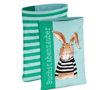 DIY-NÄHSET - Buchtasche - fröhliche Tierfreunde - Buchstabenzauber - Softshell - ela ideen - abby and amy