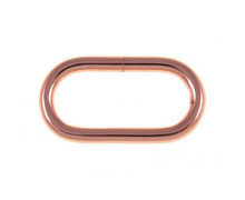 2 Ovalringe - 30mm x 20mm - Veno - Kupfer