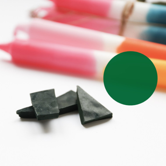 10g Kerzenpigment - Dunkelgrün - Kerzenwachs - Pigment 268