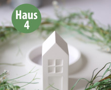 Silikon - Gießform - Häuser - Klassisches Design - Dekohäuser - Haus 4 - vielfältig nutzbar