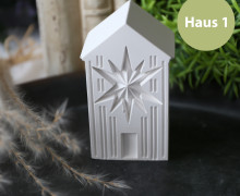 Silikon - Gießform - Sternhäuser - Haus 1 - groß - vielfältig nutzbar