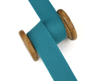 1m Weiches Gurtband - Uni - 30mm - Petrol