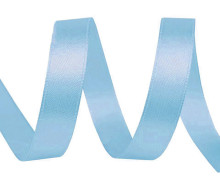 1 Rolle Satinband - 22,5m - Hellblau - Schleifenband - Zierband - 10mm - Uni