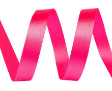 1 Rolle Satinband - 22,5m - Neonpink - Schleifenband - Zierband - 10mm - Uni