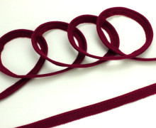 1 Meter elastisches Paspelband/Biesenband - Matt - Bordeaux