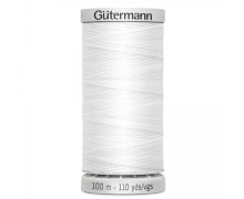 1 Garnrolle - Extra stark - Gütermann - 100m - Weiß (800)