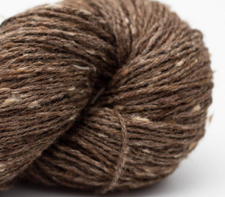 Tussah Tweed - brown-tweed-mix