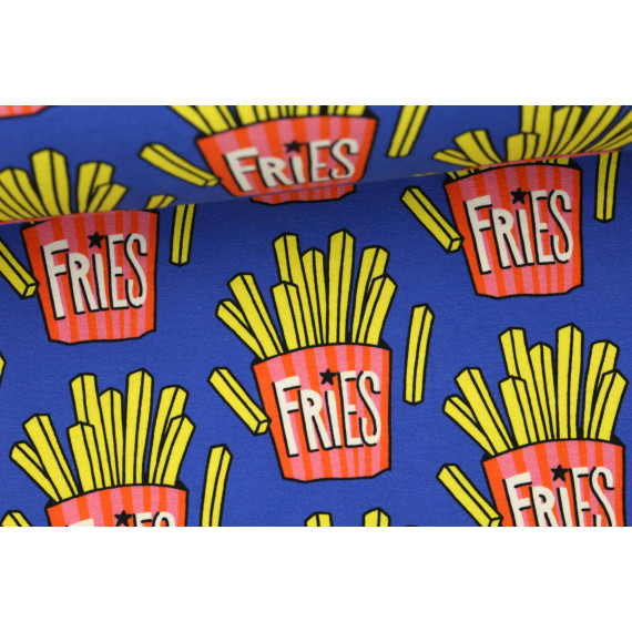Jersey - Fries - OMG - Hamburger Liebe - Royalblau