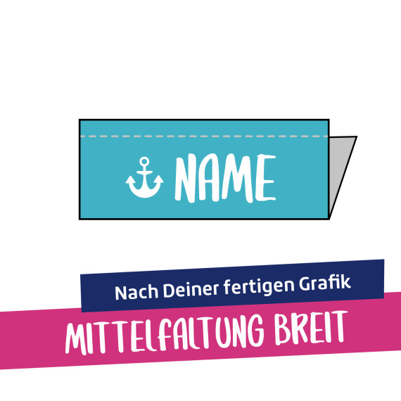 Artwork-Label "MIttelfaltung (breit)"