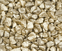 1kg Beutel Dekosteine - Ziersteine - 9-13mm - Eurosand - Weißgold