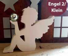Silikon - Gießform - Sitzender Engel - Engel 2 / Klein - vielfältig nutzbar